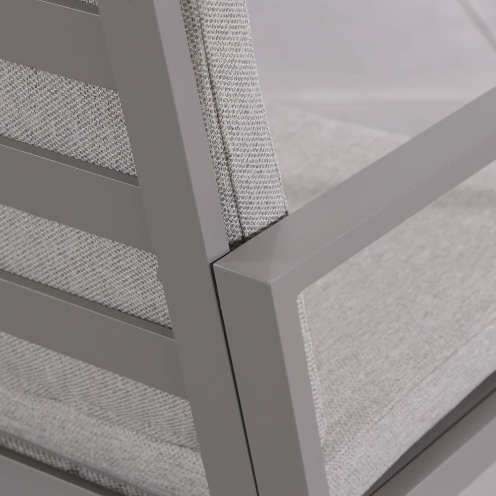 George Dining Chair Grey & Beige Close Up 3 (VB)