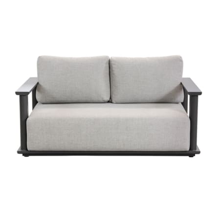 Hilton 2 Seater Sofa Charcoal & Grey Front (VB)