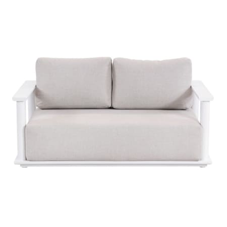 Hilton 2 Seater Sofa White & Light Grey Front (VB)