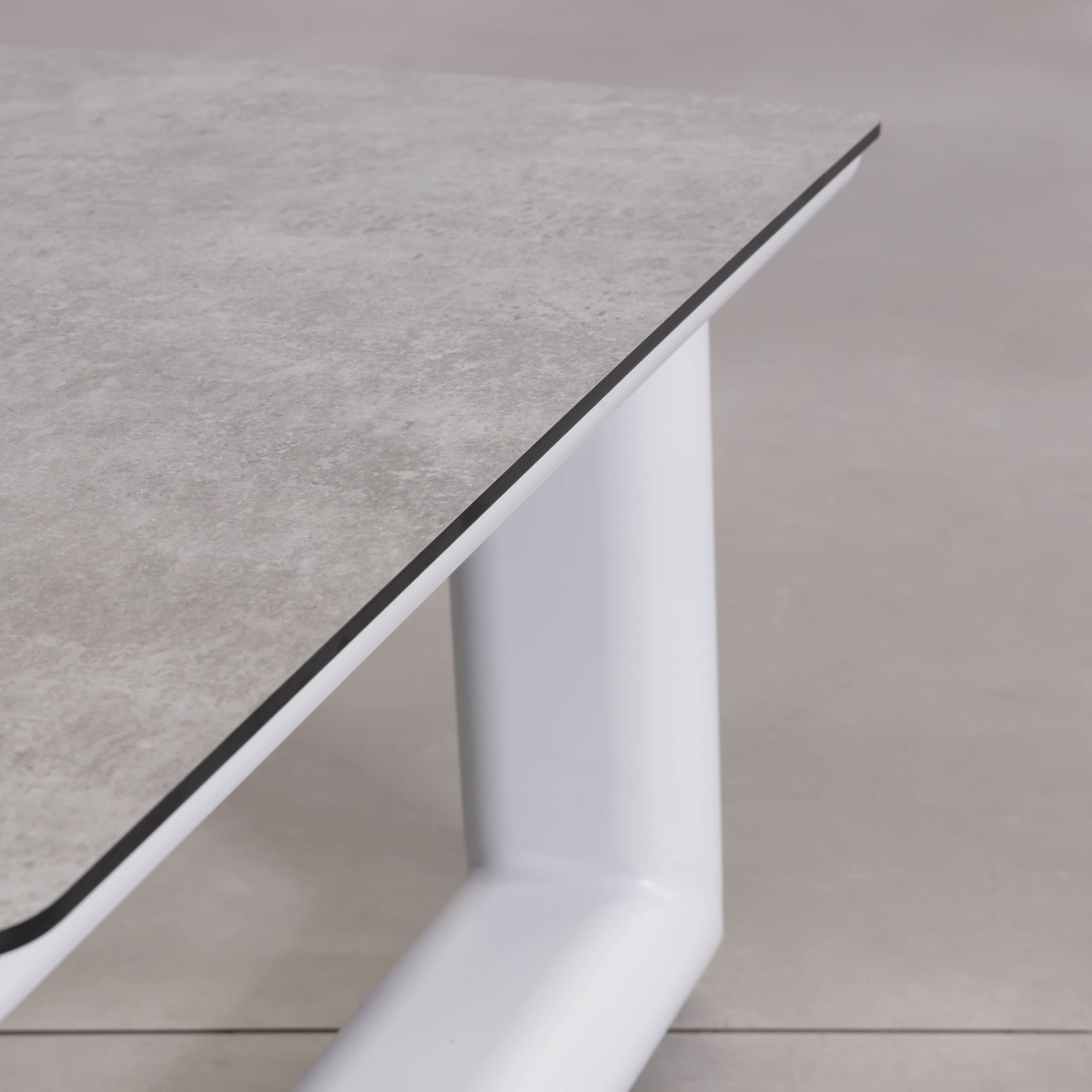 Hilton Coffee Table White & Grey Close Up 3 (VB)