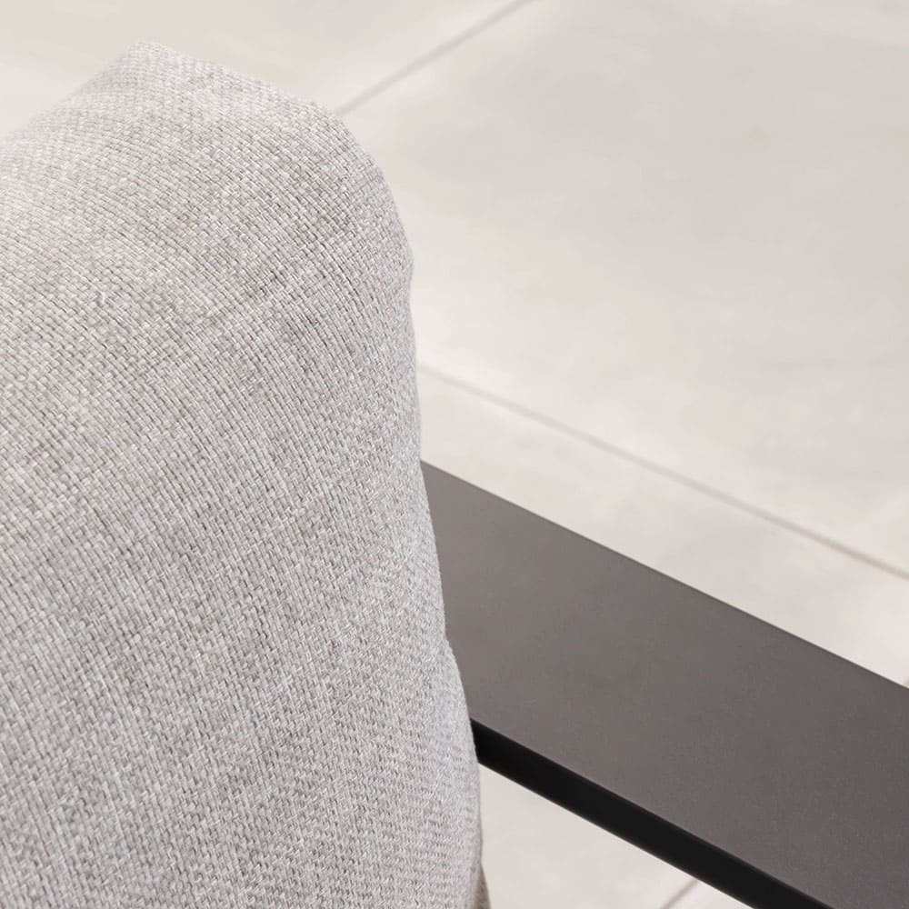 Hilton Sofa Charcoal & Grey Close Up (VB)