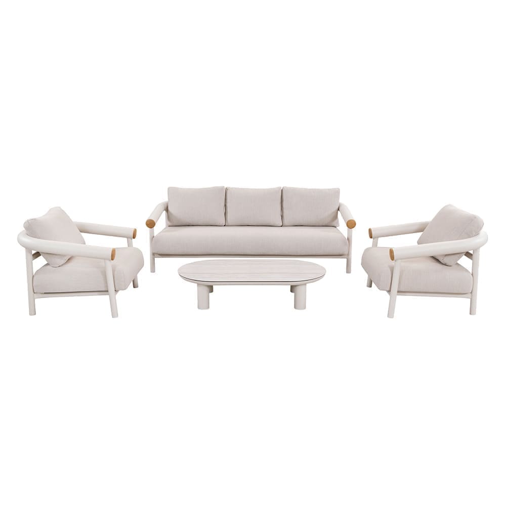 Lunabreeze 4 Piece Lounge Sofa Set (VB)