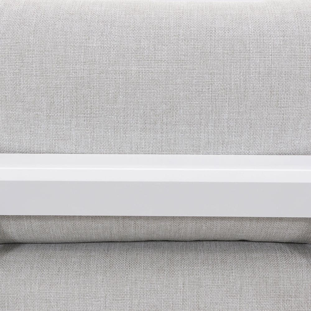Zeus Sofa White & Light Grey Close Up 2 (VB)