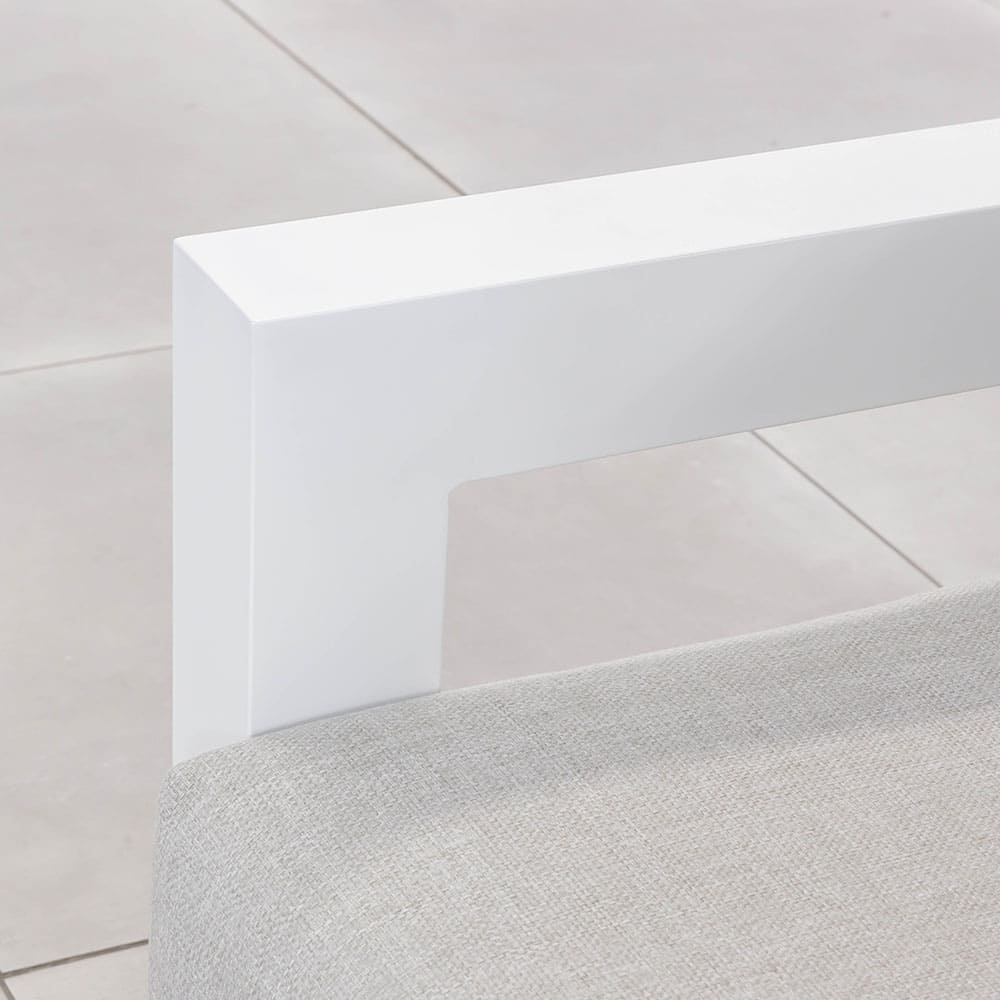 Zeus Sofa White & Light Grey Close Up 3 (VB)