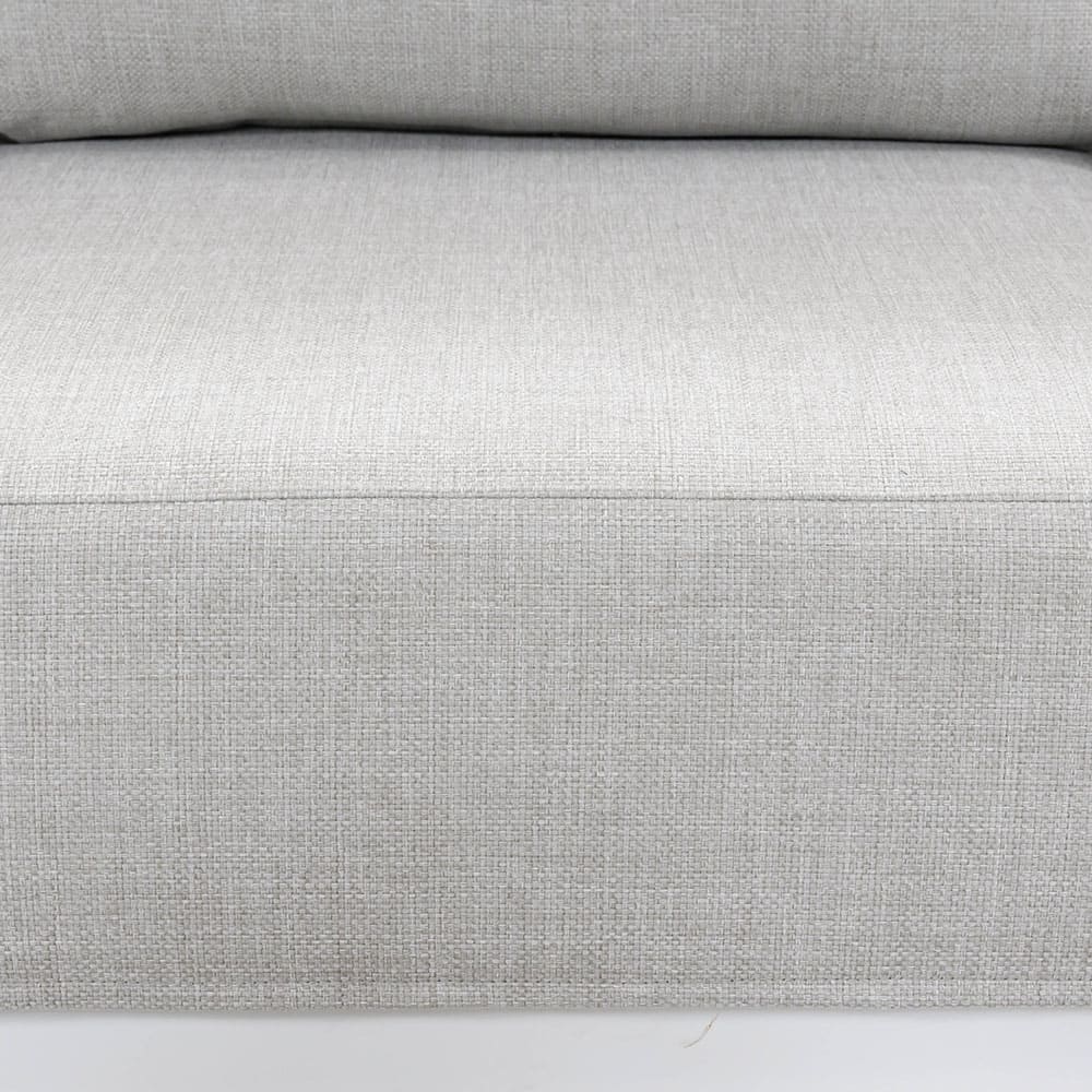 Zeus Sofa White & Light Grey Close Up 4 (VB)