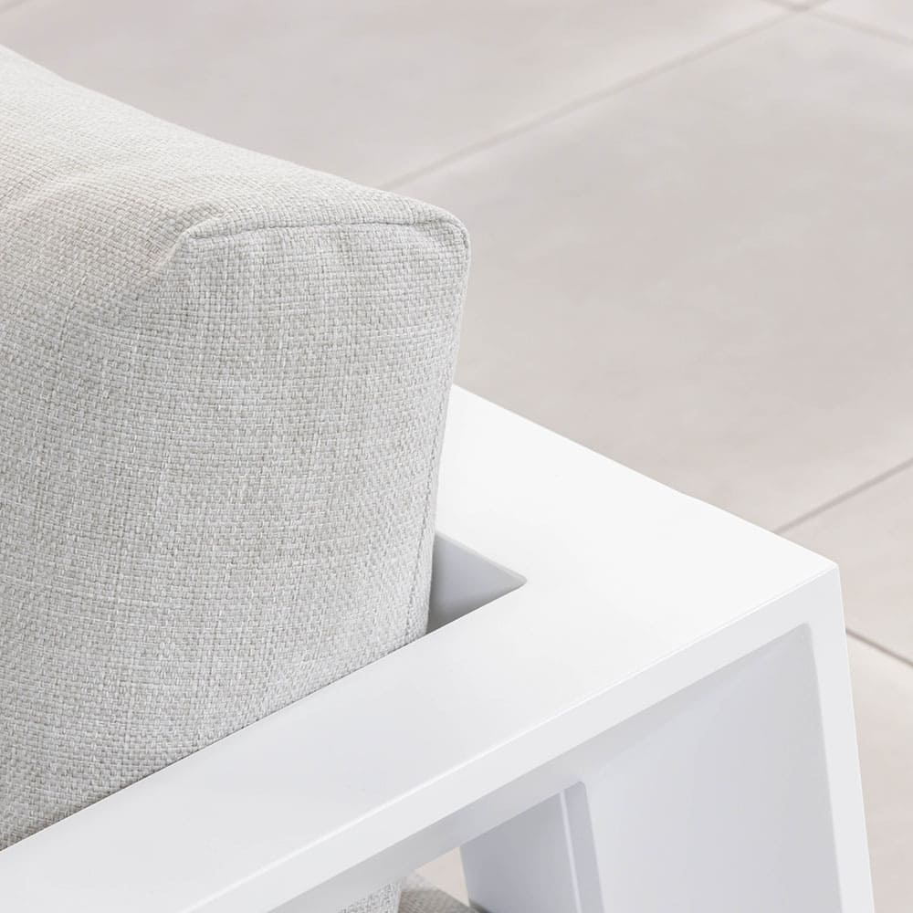 Zeus Sofa White & Light Grey Close Up 5 (VB)
