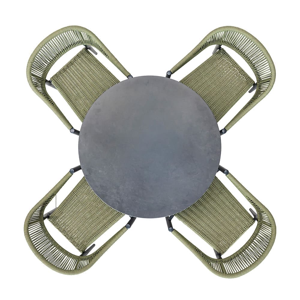 French 4 Seater Dining Set Aerial (VB)