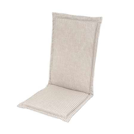 Flora & Flo Stripey Grey High Back
