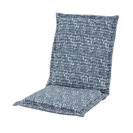 Flora & Flo Low Back Cushion Strokes Blue (VB)