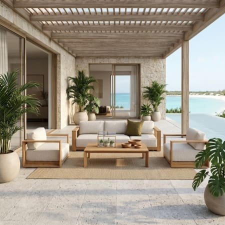 Ataman 4 Piece Lounge Set Lifestyle