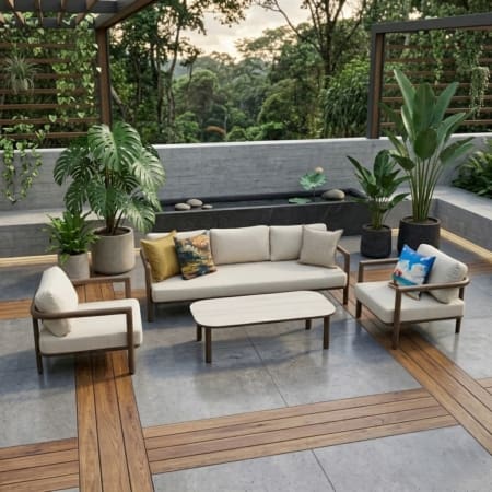 Bronzo 4 Piece Lounge Set Lifestyle