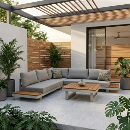 Burma 4 Piece Corner Lounge Set 1