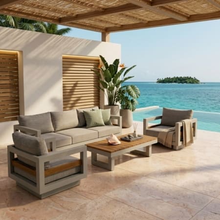 Burma 4 Piece Lounge Set 3